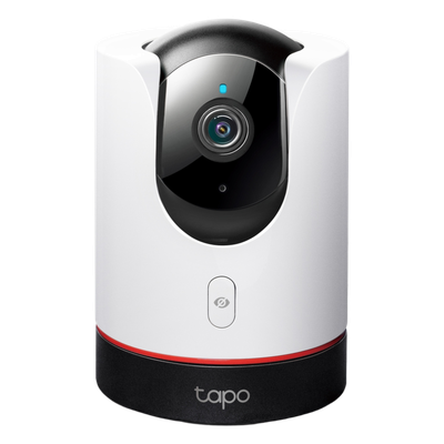 TP-LINK - Cámara IP Pan/Tilt / 2K QHD 2688 × 1520 px / Wi-Fi 6 / Visión Starlight F1.6 / Detección IA Personas-Mascotas-Vehículos / Audio Bidireccional / Privacidad Física / microSD 512 GB