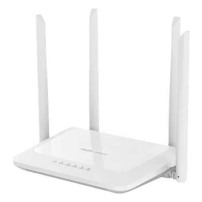 RUIJIE - Router Wi-Fi 5 / Dual Band 1,200 Mbps / 4 Antenas 5 dBi / 96 Usuarios / Cobertura 30 m (98.4 ft) / Mesh