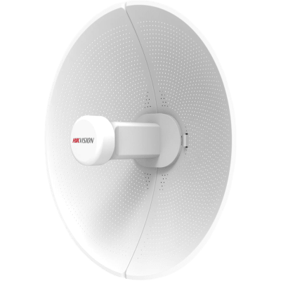 HIKVISION - Puente Inalámbrico 20KM / 5GHz 867Mbps / IP55 / TDMA / PoE / Antena 23dBi / -40°C a 65°C