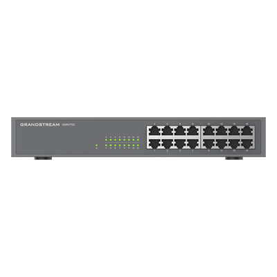 GRANDSTREAM - Switch No Administrable / 16 Puertos Gigabit / Capacidad 10 Gbps / 120 x 65 x 24.5 mm / 0.39 x 0.21 x 0.08 ft