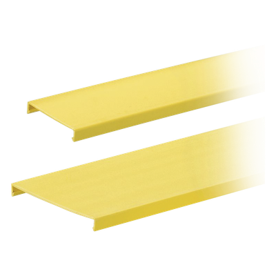 PANDUIT - Tapa para Canaleta Ranurada / 4 in Ancho / 1828.8 mm (6 ft) Largo / PVC Sin Plomo / UL94 V-0 / Amarillo