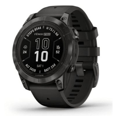 GARMIN - Reloj Inteligente Garmin / Pantalla Visible a la Luz del Sol / Carga Solar / GPS Multibanda / Resistencia al Agua 10 ATM / Monitor de Frecuencia Cardíaca / 32 GB de Almacenamiento / Compatible con iPhone y Android