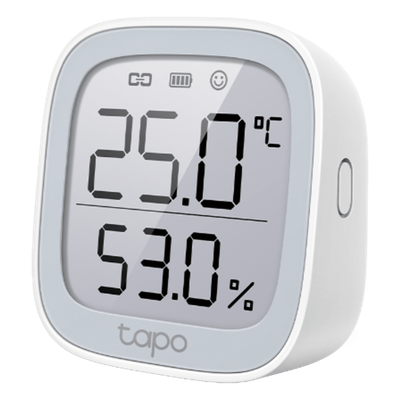 TP-LINK - Monitor Inteligente de Temperatura y Humedad / Pantalla E-Ink 2.7" / Sensor Suizo ±0.3°C / Automatización Smart Home / Frecuencia 868-922 MHz
