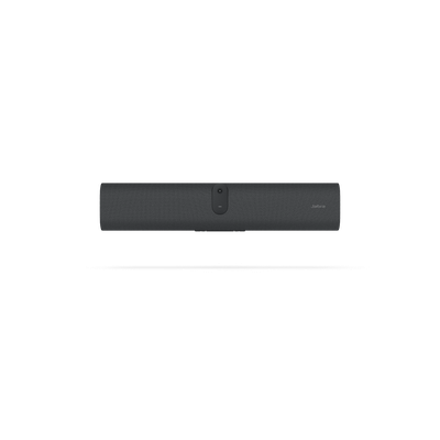 JABRA - Barra de Video Inteligente / 4K / Campo de Visión 120° Horizontal (132° Diagonal) / 6 Micrófonos / USB-C 3.2 Gen 1 / BYOD Plug and Play / Encuadre Inteligente con IA / Altavoz Dúplex Integrado
