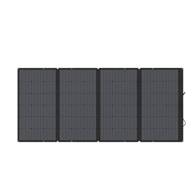 ECOFLOW - Módulo Solar Portátil y Flexible de 400W Recomendado para Estaciones Portátiles EcoFlow / Ajuste de Ángulo / Carga Eficiente / Incluye Cable XT60 a MC4