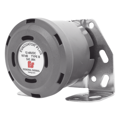 FEDERAL SIGNAL - Alarma de Reversa Vehicular / 107 dB(A) / 12-48 Vcc / SAE J994 Type B / IP para Exteriores