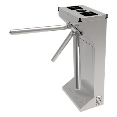 ACCESSPRO - Torniquete Industrial / Acero Inoxidable 304 / Bidireccional / Abatimiento de Emergencia / 35 Personas/min / 0.2s Tiempo de Operación