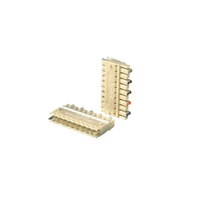 PANDUIT - Block de Conexiones Pan-Punch 110, Categoría 5e, de 4 Pares, Paquete de 10 Piezas