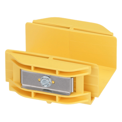 PANDUIT - Acoplador para Canaleta / 2 x 2 pulgadas (50.8 x 50.8 mm) / Sin Herramientas / ABS Resistente / 41.6 mm de Altura / Color Amarillo
