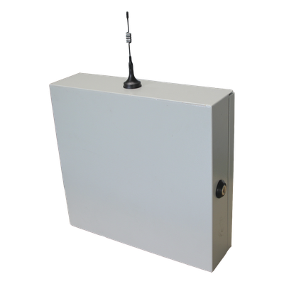 ACCESSPRO - Controlador de tráfico esclavo / 8 luces de semáforo solar / 10V-30VDC / Comunicación ISM inalámbrica / Bajo consumo 1W