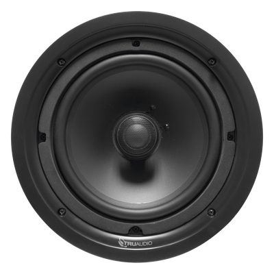 TRUAUDIO - Altavoz de Techo de 2 Vías / Woofer 8in / 120W / 8 Ohms / Tweeter Giratorio 1in / Resistente a la Humedad