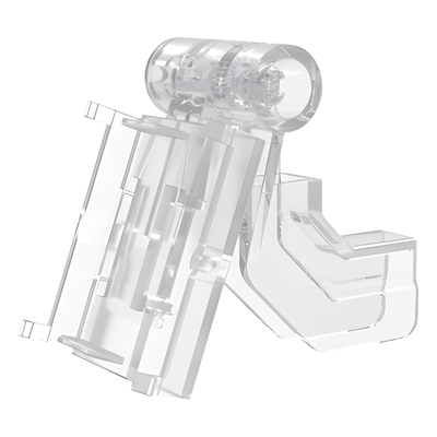 ACCESSPRO - Gancho en T para Etiqueta Electrónica / Ángulo Ajustable / Poste 6-8 mm / Compatible 2.13" - 2.66" - 2.9"