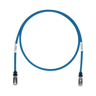 PANDUIT - Patch Cord Cat6A, Blindado S/FTP, CM/LS0H, 20 Metros (65.62 Pies), Color Azul