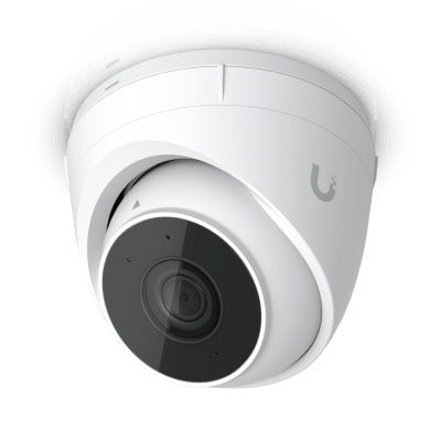 UBIQUITI - Cámara UniFi Protect G5 Turret Ultra, compacta, para exterior / 2K (4 MPX) / ángulo 102.4° / visión nocturna hasta 30mts/ detección de eventos / micrófono, POE+