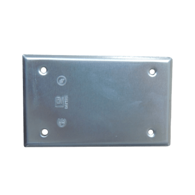 RAWELT - Tapa Ciega Rectangular / 4 Diámetros.