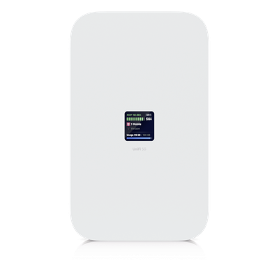 UBIQUITI - Módem Celular 5G / Hasta 3.4 Gbps / Puerto 2.5 GbE PoE / Dual SIM/eSIM / Failover Automático / SA-NSA