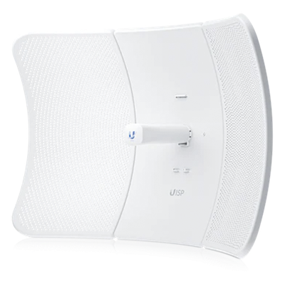 UBIQUITI - Radio Cliente Punto a Punto / 5 GHz / Alcance 30 km (98,400 ft) / Throughput 900 Mbps / Antena 29 dBi / PoE 24 V