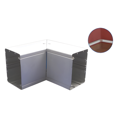 THORSMAN - Esquinero interior de aluminio / Canaleta INKA100 / 0.397 kg / -20°C a 120°C / Anodizado natural
