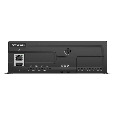 HIKVISION - NVR Móvil de 8 Canales de 2 Megapixel / 8 Puertos PoE / 1 Bahía de Disco Duro / Incluye Modulo GPS