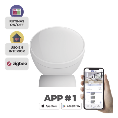 EZVIZ - Sensor de Movimiento PIR / Inmunidad para Mascotas / Zigbee 3.0 / Alcance 7 m (23 ft) / Batería 3 Años / Ángulo 360°