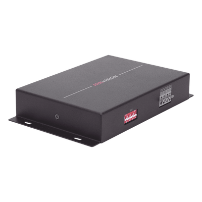 HIKVISION - Módulo de Relevadores / 4 Canales / 220 VCA 10 A / Comunicación RS-485 / 12 VCC / -10°C a 55°C