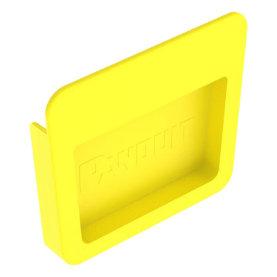 PANDUIT - Tapa Final para Canaleta / 4x4 / Instalación a Presión / Radio de Curvatura 50.8 mm / PVC Rígido y ABS / Amarillo