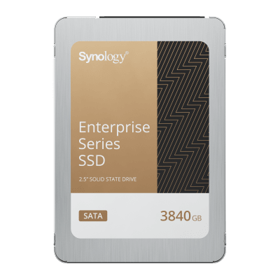 SYNOLOGY - SSD SATA de 2,5" Serie Enterprise |  3840 GB | Alto Rendimiento Estable | Resistencia Empresarial | Protección de Datos Integral | Análisis de Vida Útil | Compatibilidad con Synology DSM | Garantía de 5 Años