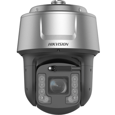 HIKVISION - PTZ IP 4 Megapixel / 42X Zoom / 400 mts IR / AutoSeguimiento 3.0 / WDR 150 dB / EIS / Deep Learning / Exterior IP67 / IK10 / Rapid Focus / Hi-PoE / Wiper / Micro SD