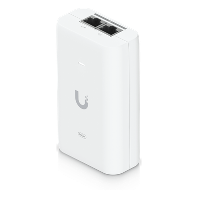UBIQUITI - Inyector PoE++ / 54V DC 1.12A / 60W / 2 Puertos 10 GbE / Protección de Sobretensiones / Eficiencia 88%