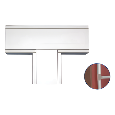 THORSMAN - Accesorio en T / Aluminio anodizado / -20°C a 120°C / 0.679 kg / Para canaleta INKA100