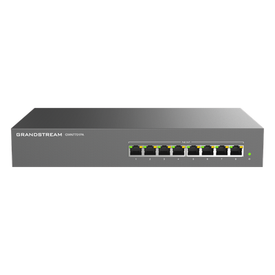 GRANDSTREAM - Switch PoE+ Gigabit No Administrable / 8 puertos 10/100/1000 Mbps / 8 puertos PoE+ / 145W / 16 Gbps / 9KB Jumbo Frame