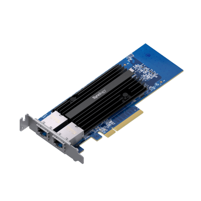 SYNOLOGY - Adaptador de Red Synology E10G30-T2 | Doble Puerto 10 GbE | PCIe 3.0 x8 | Compatible con Synology | Link Aggregation.