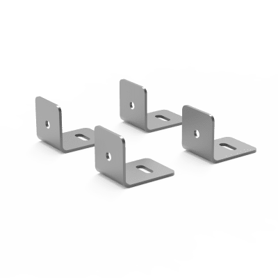 ECCO - Bracket para Barra de Estribo / Policía Interceptor / Acabado Antirreflectante / Kit de Instalación