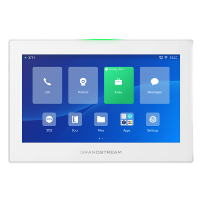 GRANDSTREAM - Estación de Intercomunicación SIP / Pantalla Táctil 7'' 1024x600 / Wi-Fi 6 Dual Band / Bluetooth 5.0 / 8 Canales de Alarma / Android 13 / Control HVAC e Iluminación