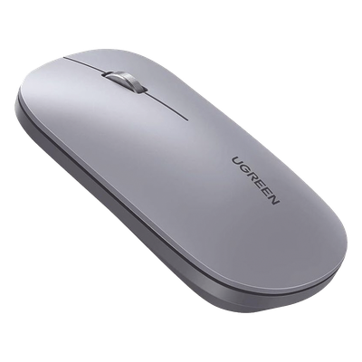 UGREEN - Mouse Inalámbrico / 2.4 GHz / Alcance 10 m (32.8 ft) / 4 Niveles DPI / Ultra Delgado 3 cm / Silencioso / Multiplataforma