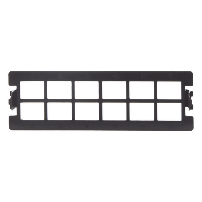 LINKEDPRO BY EPCOM - Placa Acopladora Vacía / 12 Puertos SC Simplex o LC Duplex / 19 Pulgadas / Compatible APC-UPC