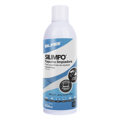 SILIMEX - Espuma Limpiadora / Superficies Plásticas y Metálicas / 454 ml / 15.3 fl oz