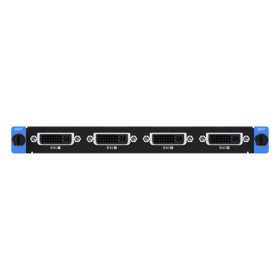 HIKVISION - Tarjeta de Salida DVI 4 Canales / 1080P @ 60 Hz / 2.6 MP por Puerto / 16 Capas Video Wall / Compatible Serie C66S