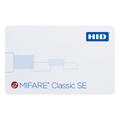 HID - Tarjeta de proximidad / MIFARE 13.56 MHz / 1K EEPROM / 2.125' x 3.375' x 0.03' / PVC brillante