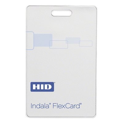 HID - Tarjeta Clamshell de Acceso / Formato 26 Bits H10301 / Numeración 0-65535 / Opción 48 Bits Corporate 1000 / Biselada y Personalizable