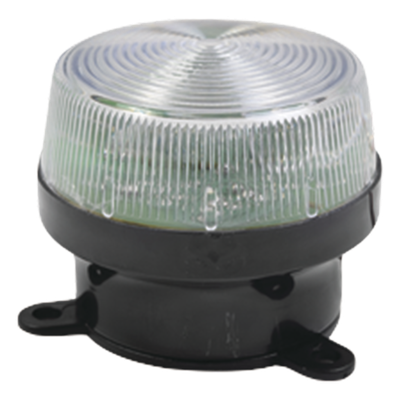 SFIRE - Estrobo de alta intensidad / 12VCC / 90 destellos/min / 68mm diámetro / 5cm alto / 2.7in diámetro / 1.6ft equivalente en altura