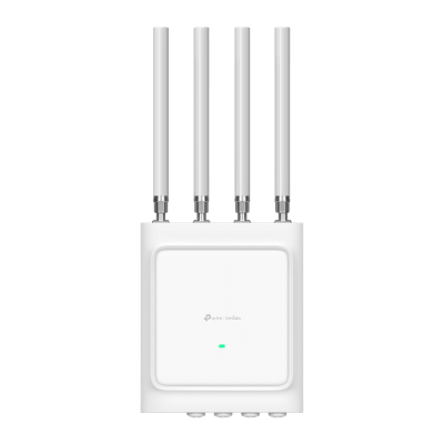 TP-LINK - Access Point Wi-Fi 6 Exterior AX3600 / 3.6 Gbps Velocidad Total / 4x4 MU-MIMO / IP68 / Protección Rayos 6 kV / Gestión Cloud Omada / -40°C a +70°C / Alta Densidad de Usuarios
