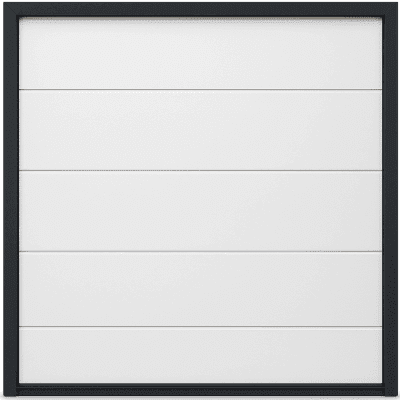 ACCESSPRO - Puerta de Garage Seccional / 9 x 7 pies (2.74 x 2.13 m) / Panel Calibre 26 / Aislamiento Poliuretano 42 mm / 4 Secciones / Lámina Galvanizada