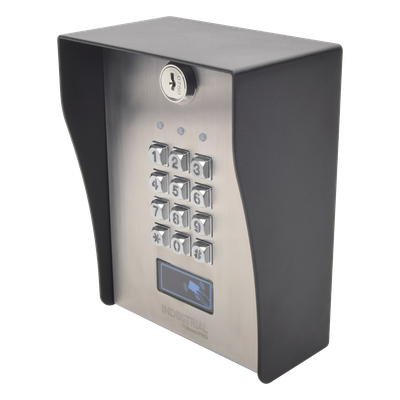 ACCESSPRO - Teclado antivandálico / 3 relevadores / 1,200 usuarios / 50 códigos visitantes / Wiegand / 12-24 VCC
