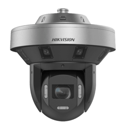 HIKVISION - Cámara PanoVu de 360° / 32 MP / PTZ / 40x Zoom Óptico / 250 m IR Distancia / Inteligencia Artificial / Interior y Exterior / IP67 / Antivandálica IK10