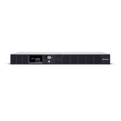 CYBERPOWER - UPS de 1000 VA/600 W, Topología Línea Interactiva, Entrada 120 Vca NEMA 5-15P, Tipo Rack 1 UR, Con 6 Tomas NEMA 5-15R