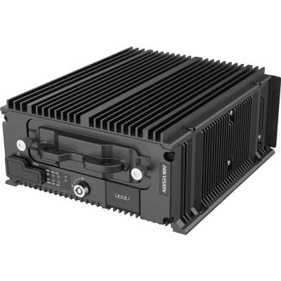 HIKVISION - NVR Móvil de 8 Canales de 2 Megapixel / 8 Puertos PoE / 2 Bahías de Disco Duro