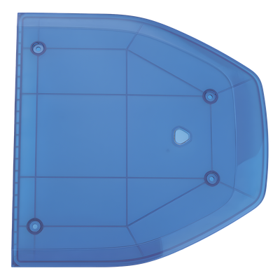 SIGNALPRO - Domo Lateral de Reemplazo / Perfil Bajo / Resistente UV / Color Azul / Compatible con Barra SP216