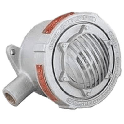 FEDERAL SIGNAL - Bocina Vibrante a Prueba de Explosión / 120VAC, 240VAC, 24VDC / 100 dBA a 10 pies (3 m) / Ciclo 5 min / Montaje Tubería 3/4' o Superficie