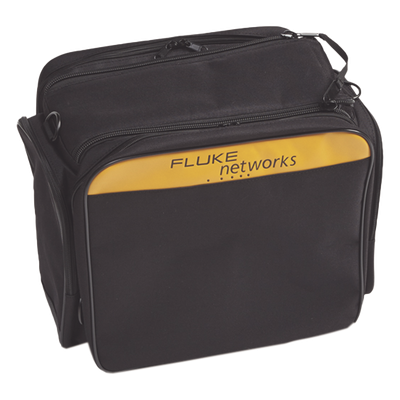 FLUKE NETWORKS - Maletín de Transporte / Capacidad Extra Grande / Estructura Anti-Impacto / Compartimentos para Cobre y Fibra Óptica / Diseño Ergonómico